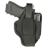 Blackhawk 40AM36BK Multi-Use IWB/OWB Size 36 Black Cordura Belt Clip Fits Sm Frame 5/6 Rd Revolver W/Hammer/2-2.25" Barrel Belt 1.50-1.75" Wide Ambidextrous