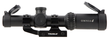 TruGlo TG8516TLR Omnia Tactical Black Anodized 1-6x24mm 30mm Tube Illuminated APTR Reticle