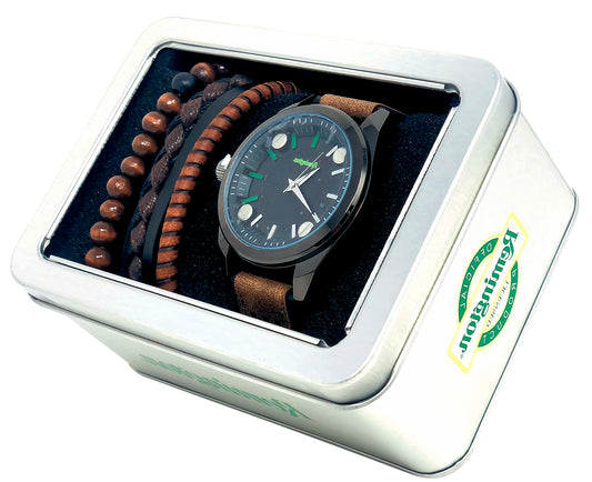 Remington By Camp Co RMWST6 Remington Watch/Bracelet Gift Set Remington Green