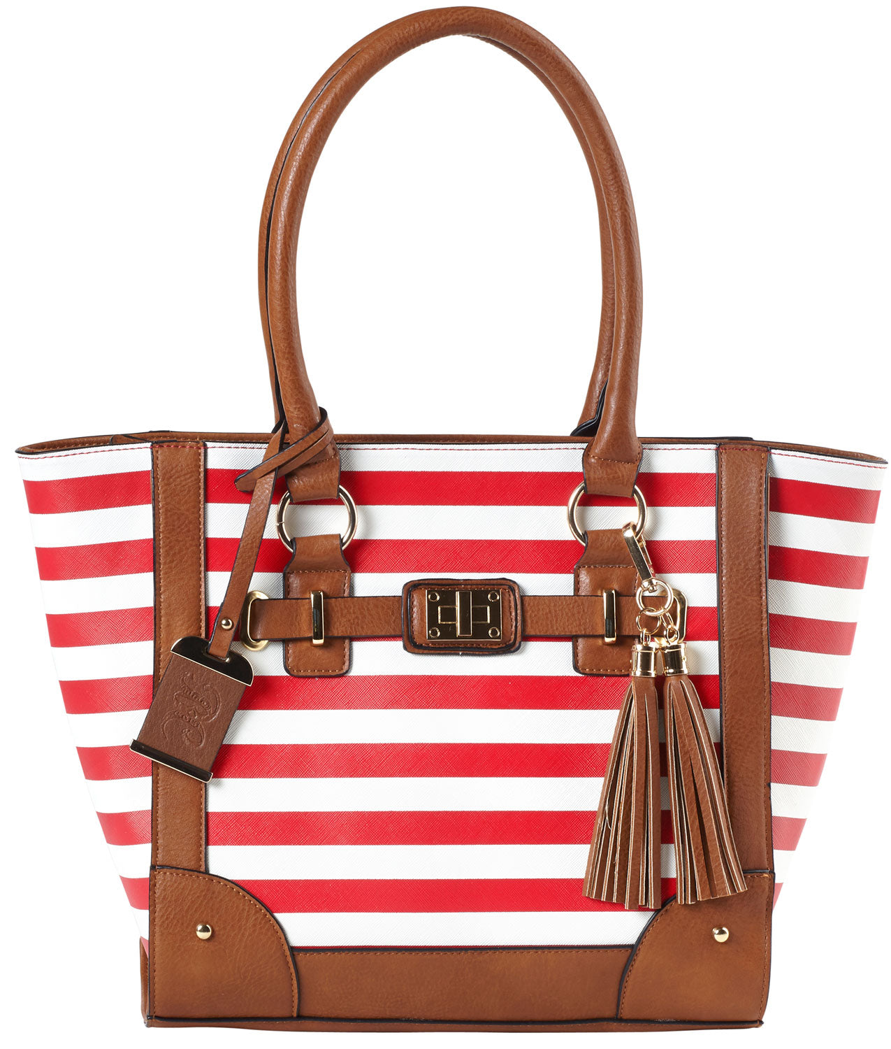 BULLDOG TOTE PURSE CHERRY