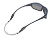 Cablz ZIPZXLB14 Adjustable Eyewear Holder 14" Blk SS XL Rubber End