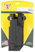 Comp-Tac C865GL235RBKN Blue Duty Optic Ready OWB Black Kydex Belt Mount/Paddle Compatible W/ Glock 17 Gen5 Belt 1.50" - 2.25" Wide Right Hand