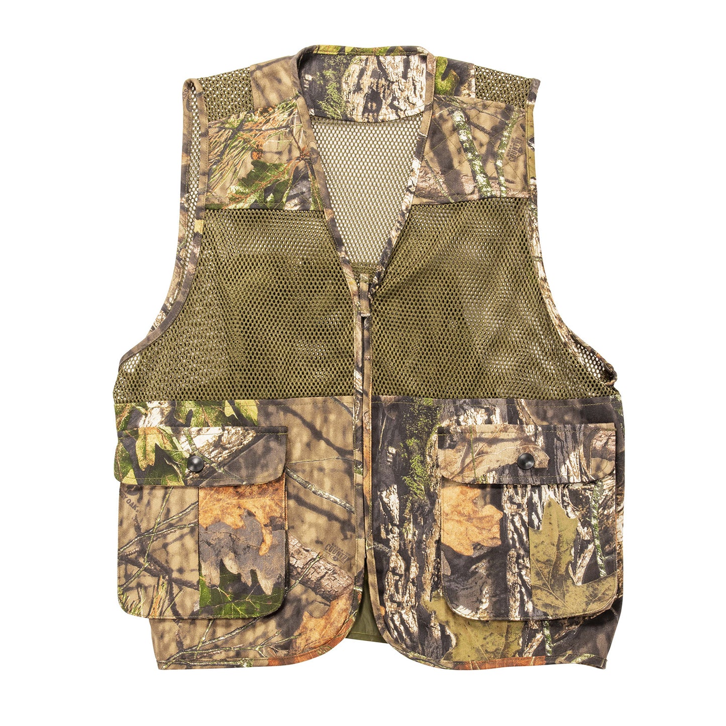 HQ Outfitters HQ-DVST-ML Dove/Small Game Vest With Game Bag,Mossy Oak