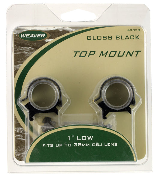 WEAVER TOP MOUNT RNGS 1" X-HIGH MATT