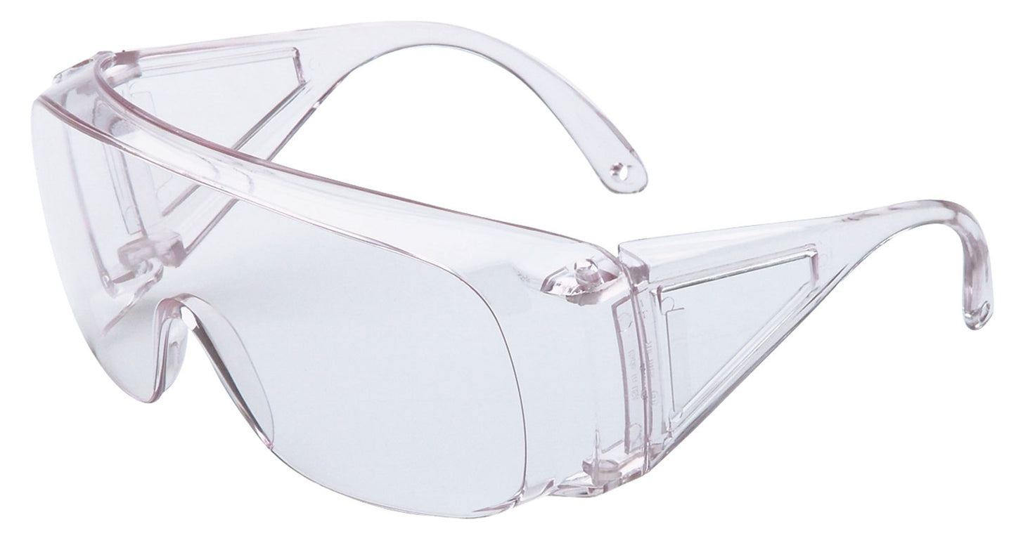 Howard Leight R01701 HL100 OTG Adult Clear Lens Polycarbonate Clear Frame