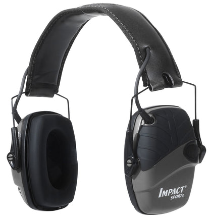 Howard Leight R02524 Impact Sport Electronic Muff 22 DB Over The Head Gray/Black Adult 1 Pair