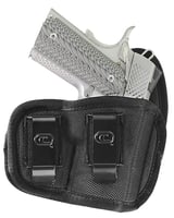 Crossfire Shooting Gear CRFVIGRSA1S2R The Vigor IWB Size 02 Black Ballistic Nylon Double Belt Clip Fits Subcompact Fits 2-2.50" Barrel Right Hand