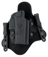 Comp-Tac C225GL052RBSN MTAC IWB Black Kydex/Leather Belt Clip Fits Glock 19 Gen5 Right Hand