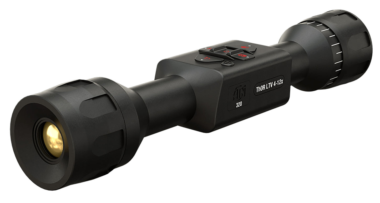 ATN TIWSTLTV325X Thor LTV Thermal Rifle Scope Black 4-12x25mm Illuminated Multi Reticle 320x240 Resolution