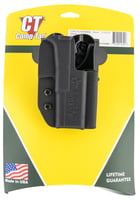 Comp-Tac C241GL062RBKN International OWB Black Kydex Belt Slide/Paddle Compatible W/ Glock 34 Gen5 Belt 1.50" - 2.25" Wide Right Hand