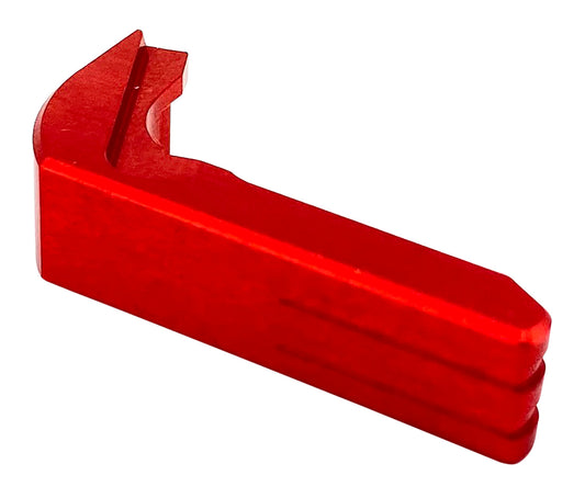 Cross Armory CRGMCRD Mag Catch Extended Compatible W/ Glock Gen1-3/P80 Red Anodized Aluminum