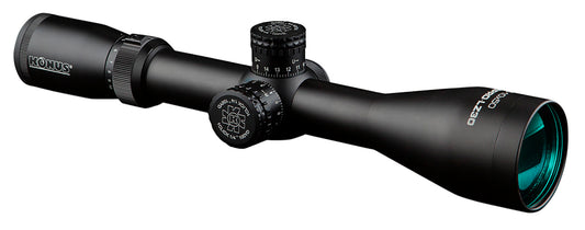 Konus 7190 KonusPro EVO Black 3-12x50mm 1" Tube Dual Illuminated Red/Blue 30/30 Engraved Floating Cross Reticle