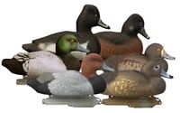 Higdon Outdoors 19994 Standard Diver Pack Bluebill/Redhead/Ringneck Species Multi Color Foam Filled 6 Pack