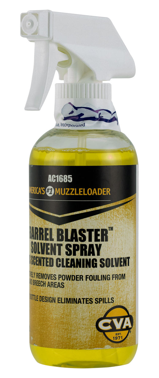 CVA AC1685 Barrel Blaster Solvent Against Black Powder Fouling 12 Oz Trigger Spray