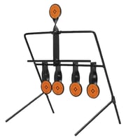 Caldwell 820585 Resetting Target Airgun AR500 Steel Black/Orange Impact Enhancement Motion 1.50"