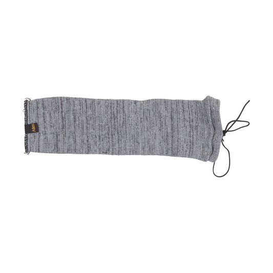 Allen 1314 Knit Handgun Sock Heather Gray, Silicone Treatment, Drawstring Closure For Most Handguns Up To 14" Long