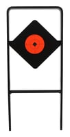 Birchwood Casey 47340 World Of Targets Ace Of Diamonds Centerfire Target AR500 Steel Black/Red Diamond Illustration Impact Enhancement Motion 0.50" Thick