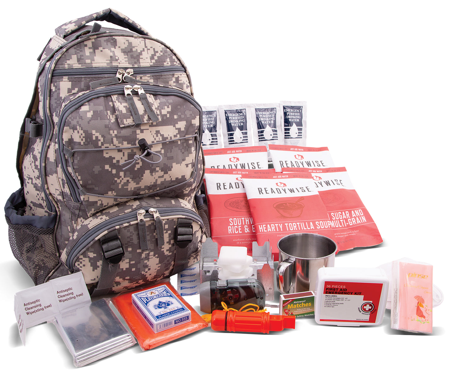 WISE 5 DAY SURVIVAL BACKPACK CAMO