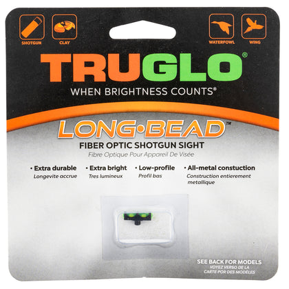Truglo TG949B Tru-Bead Universal Target Shotgun Fiber Optic Green/Red/Yellow/Orange Front Black