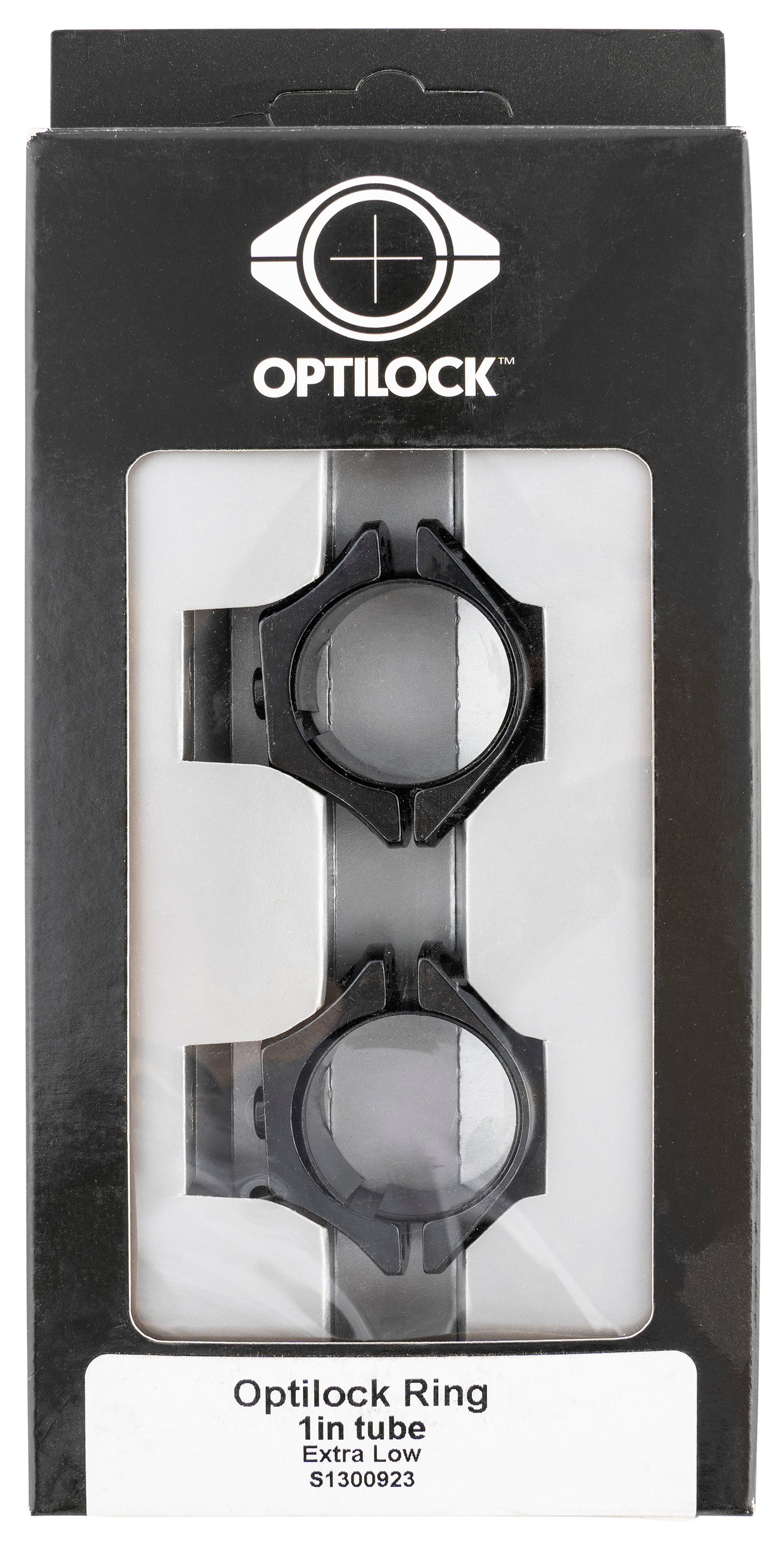 Tikka S1300961 Opti-Lock Rings Black 1" Medium