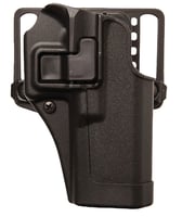 Blackhawk 410544BKR Serpa CQC OWB Size 44 Matte Black Polymer Belt Loop/Paddle Fits Taurus Judge 3" Cylinder Right Hand