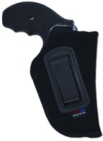 GrovTec US Inc GTHL14101R Inside The Pants IWB Size 01 Black Suede Belt Clip Fits Med Semi-Auto 3-4" Barrel Right Hand