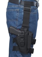 Bulldog WTAC8R Tactical Leg Black Knit Fits Large Semi-Auto Fits 3.50-5" Barrel Right Hand