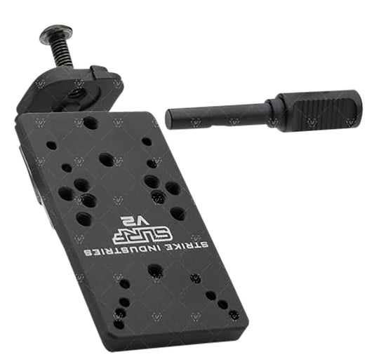 Strike Industries GSURFV2 Scorpion Universal Reflex Mount For Glock Version 2 Black Anodized