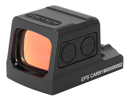 Holosun EPSCARRYRD2 EPS Carry Red 2 Black Anodized 1x, 2 MOA Red Dot Reticle