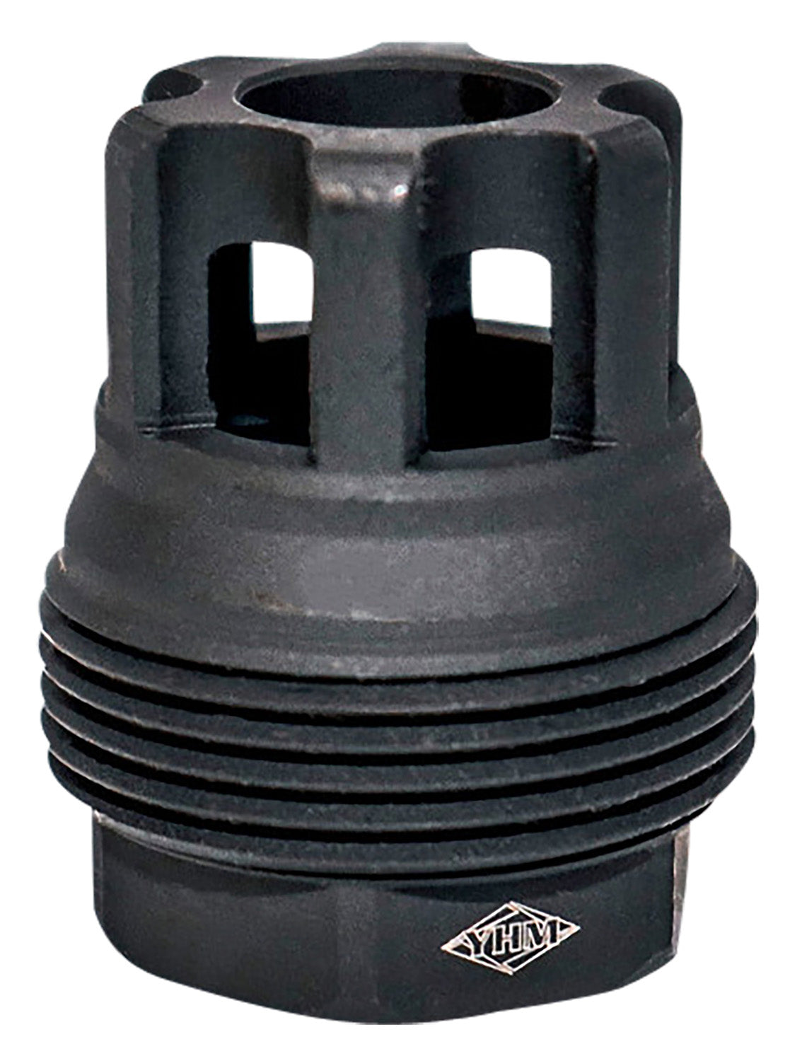 YHM MUZZLE BRAKE 1/2-28 BLACK