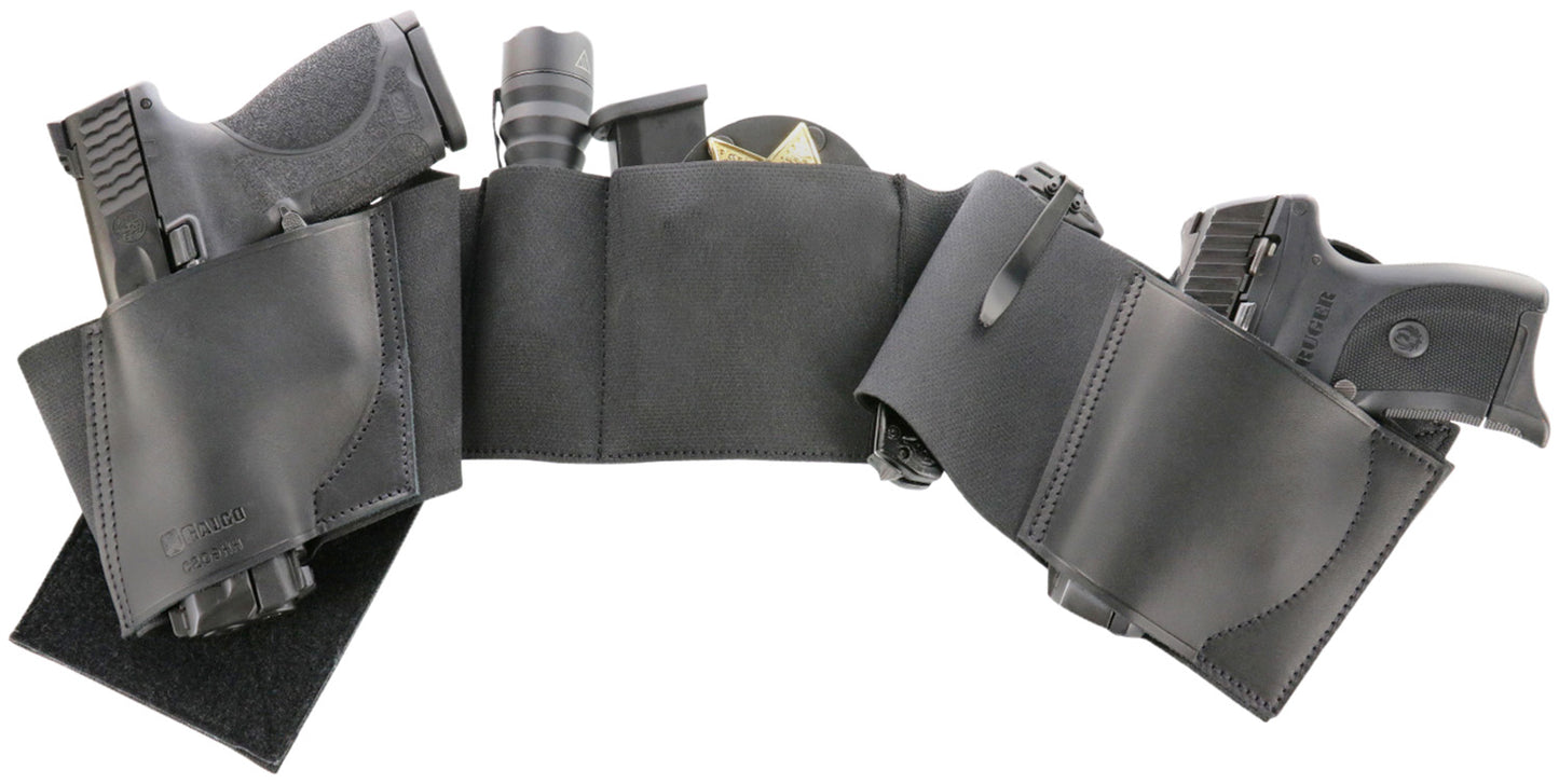 Galco UWERBKMED UnderWraps Elite Black Medium Leather/Nylon Handgun