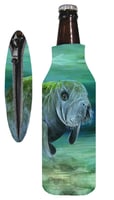 Marine Sports 4915MAN Manatee Zipper Bottle Coolie Seascape