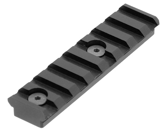 UTG Pro MTURS04M 3.14" KeyMod Picatinny Rail Section 8 Slots Black Anodized