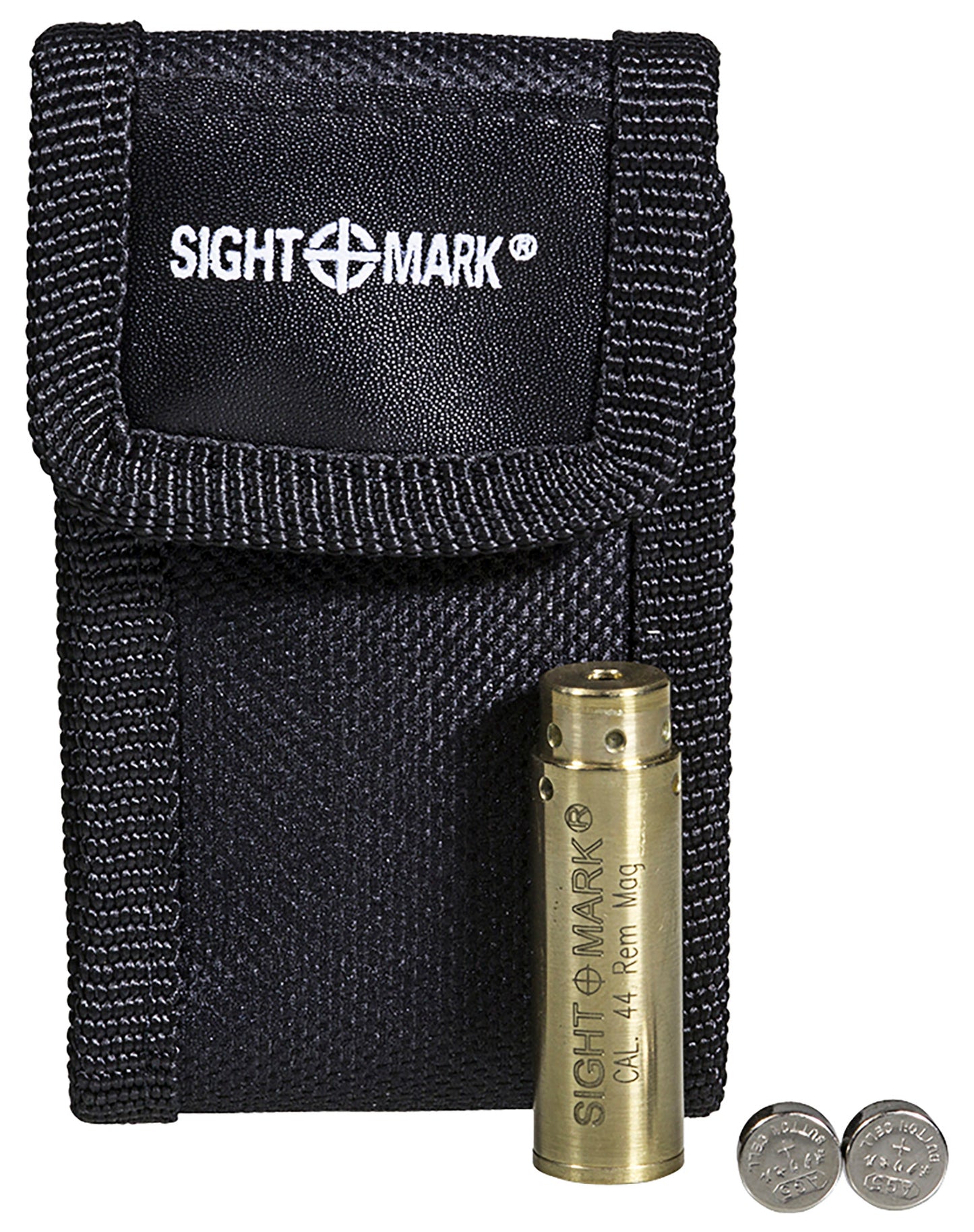 Sightmark SM39019 Boresight Red Laser For 44 Mag Brass Includes Battery Pack & Carrying Case