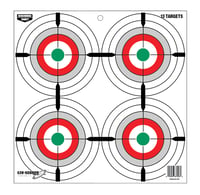 Birchwood Casey 37253 Eze-Scorer 12" Mulitple Bull's-Eye Paper