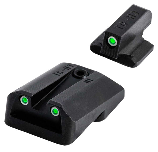 TruGlo TGTG231N4 Tritium Black | Green Tritium Front Sight Green Tritium Rear Sight