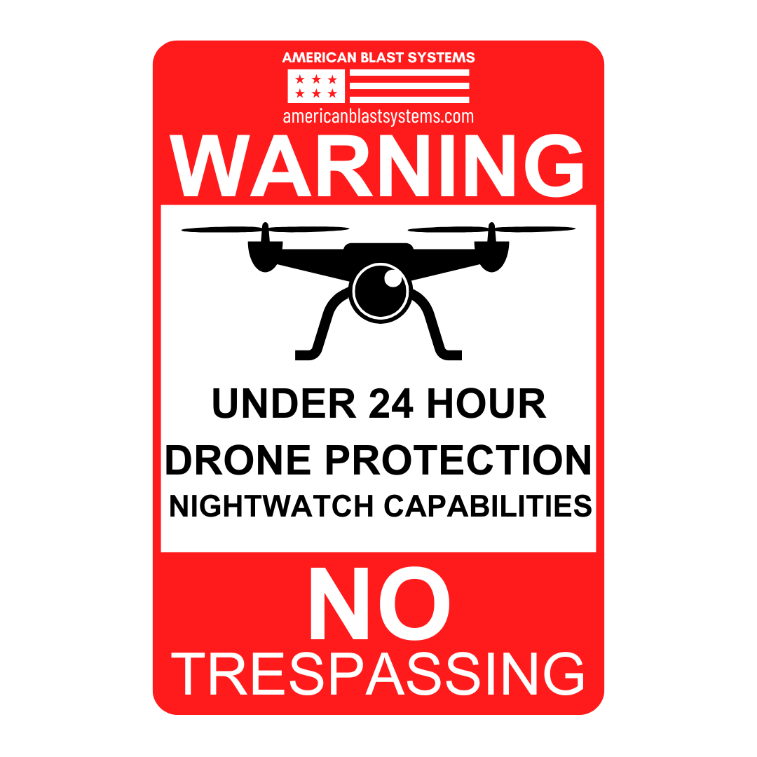 Drone Warning Sign