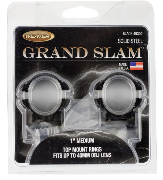 Weaver Mounts 49321 Grand Slam Silver 1" Medium