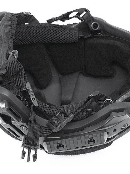 Handgun Helmet, Advanced Rails and Retention (R&R) Helmet