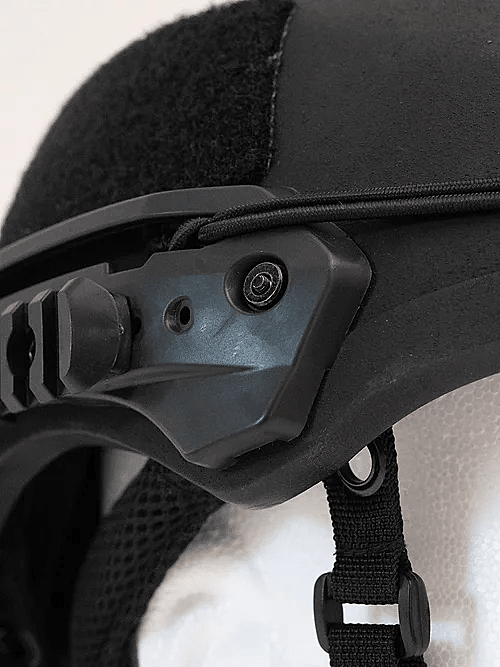 Handgun Helmet, Advanced Rails and Retention (R&R) Helmet